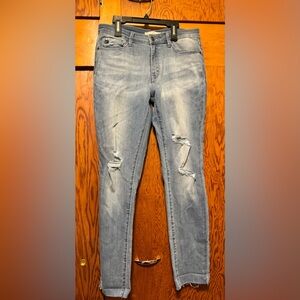 KanCan Light Blue Ripped Skinny Jeans